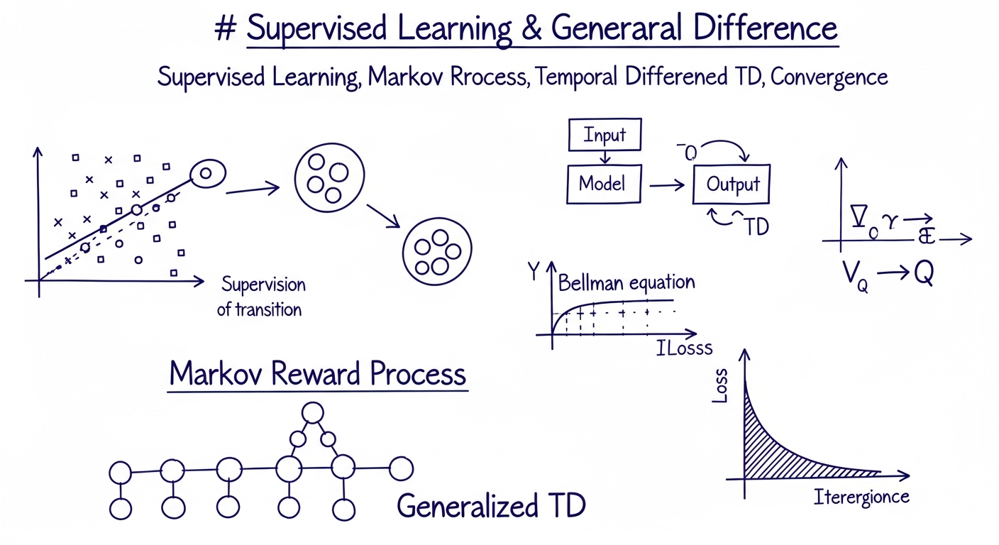 ניסוח MRP עבור למידה מונחית: מודלים מוכללים של למידת הפרשי זמן